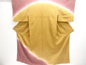 芝草に霞模様付け下げ訪問着